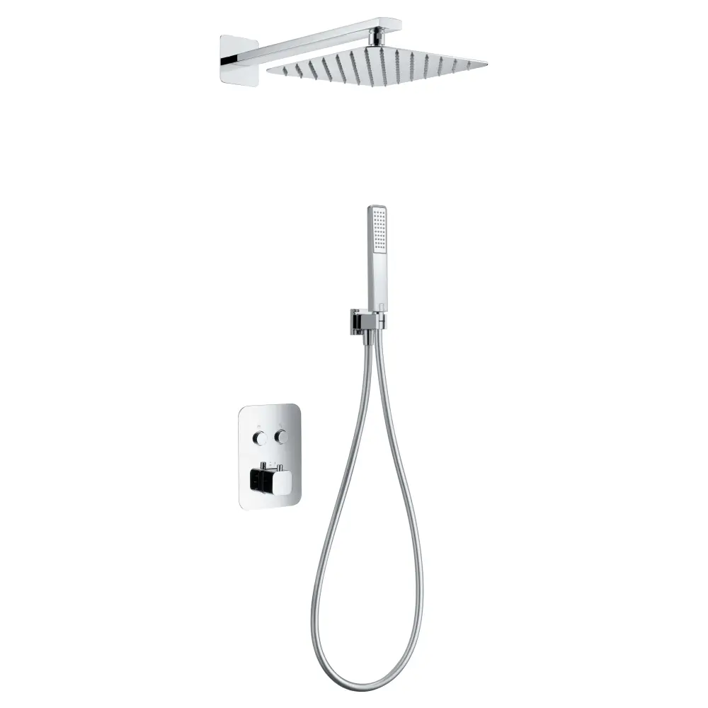 Conjunto De Ducha Empotrado Termostático Madeira