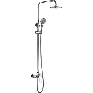 Chrome Single Handle Shower Set Modern Design, main product view