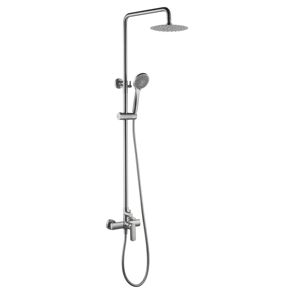 Ural Single Lever Shower Brushed Nickel Ural Series