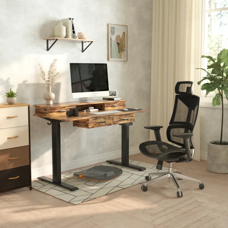 Elevate Your Workspace: The Allure of Standing Desks in Wood Finishes
