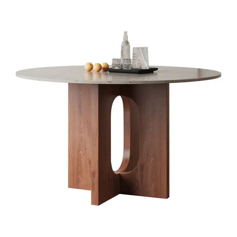 Elegant Kitchen and Dining Room Table - 90x90x75cm - Beige - Dining Table