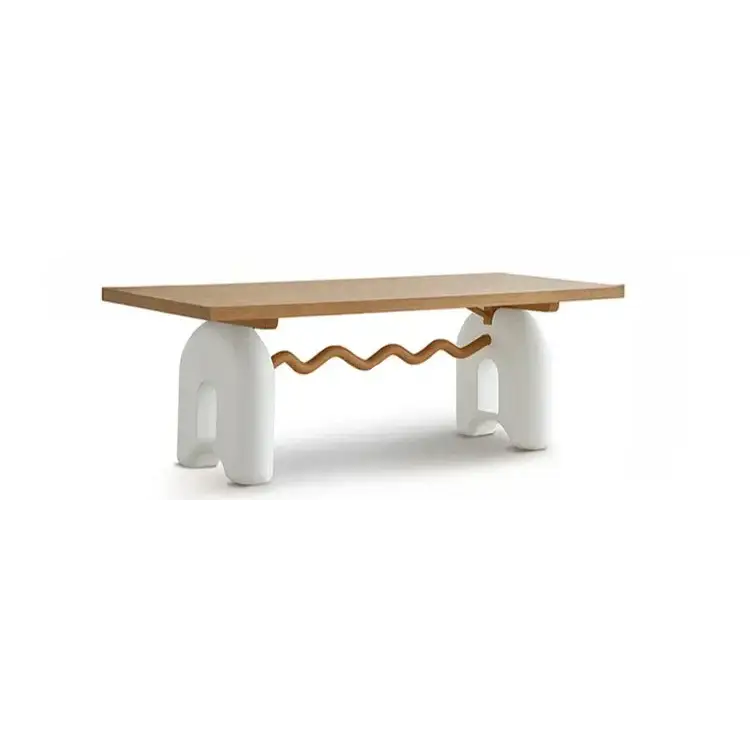 Elegant Kitchen and Dining Room Table - Ash Wood - 180 x 90 x 76 cm - Dining Table