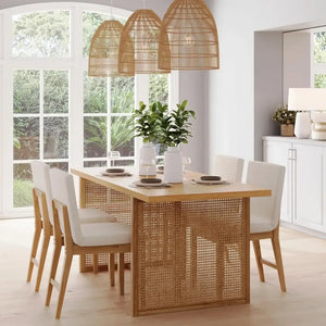 Elegant Kitchen and Dining Room Table - Beige - Dining Table