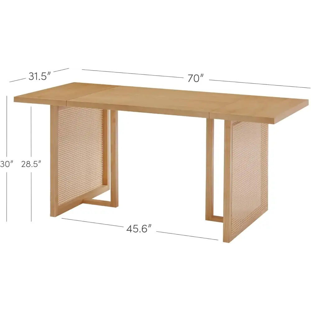 Elegant Kitchen and Dining Room Table - Beige - Dining Table