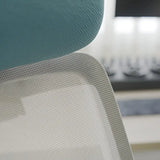 Ergonomic Chair with Lumbar Support - Cyan Blue - Ergonomic Chair