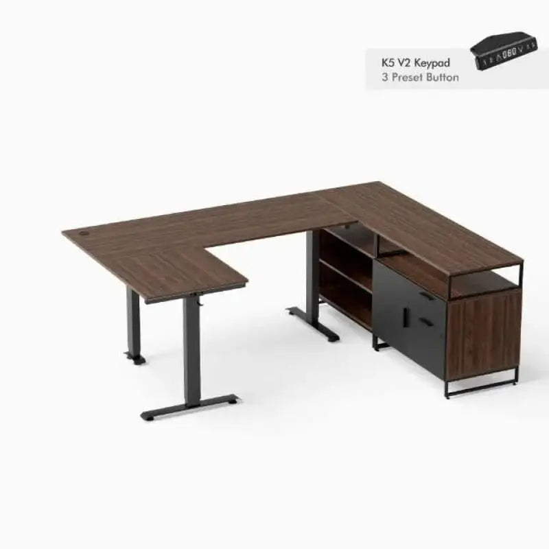 Executive & Luxury Standing Desk - 63 x 48 / U-shaped /