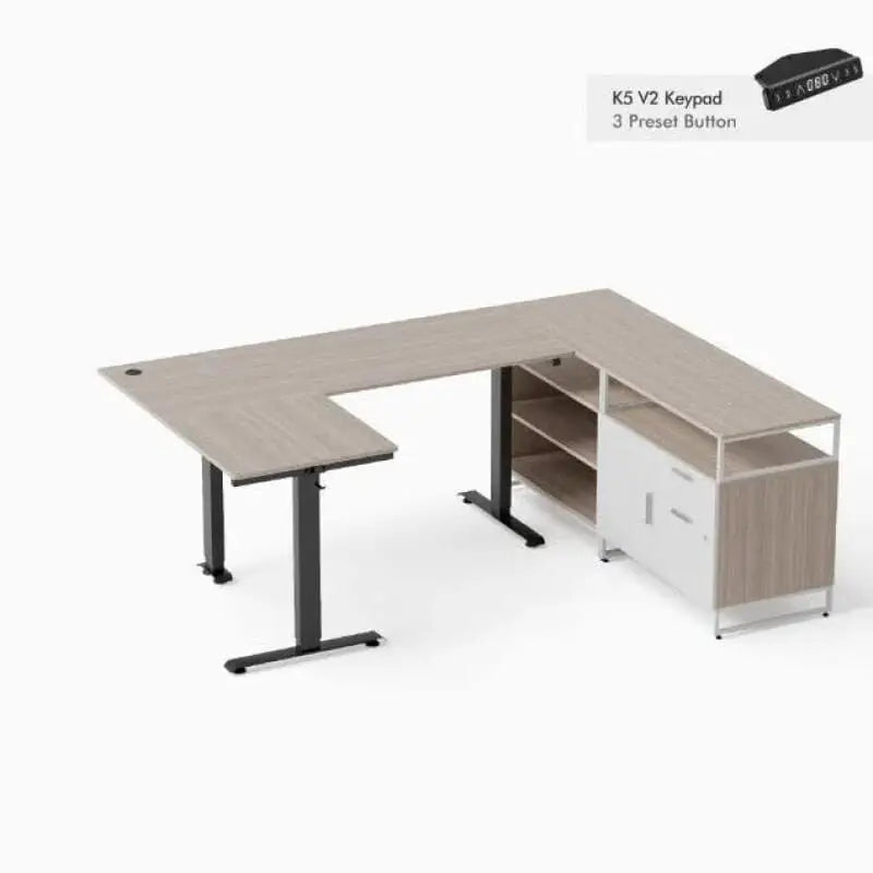 Executive & Luxury Standing Desk - 63 x 48 / U-shaped /