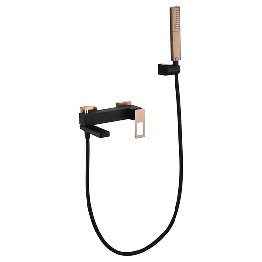Faucet Bath/Shower Sweden Black Rose Gold | IMEX - Shower Set