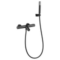 Faucet Bath/Shower Thermostatic Line Black Gum Metal | IMEX - Shower Set
