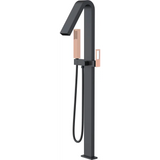Faucet Bathtub Freestanding Sweden Black Rose Gold | IMEX - Faucet