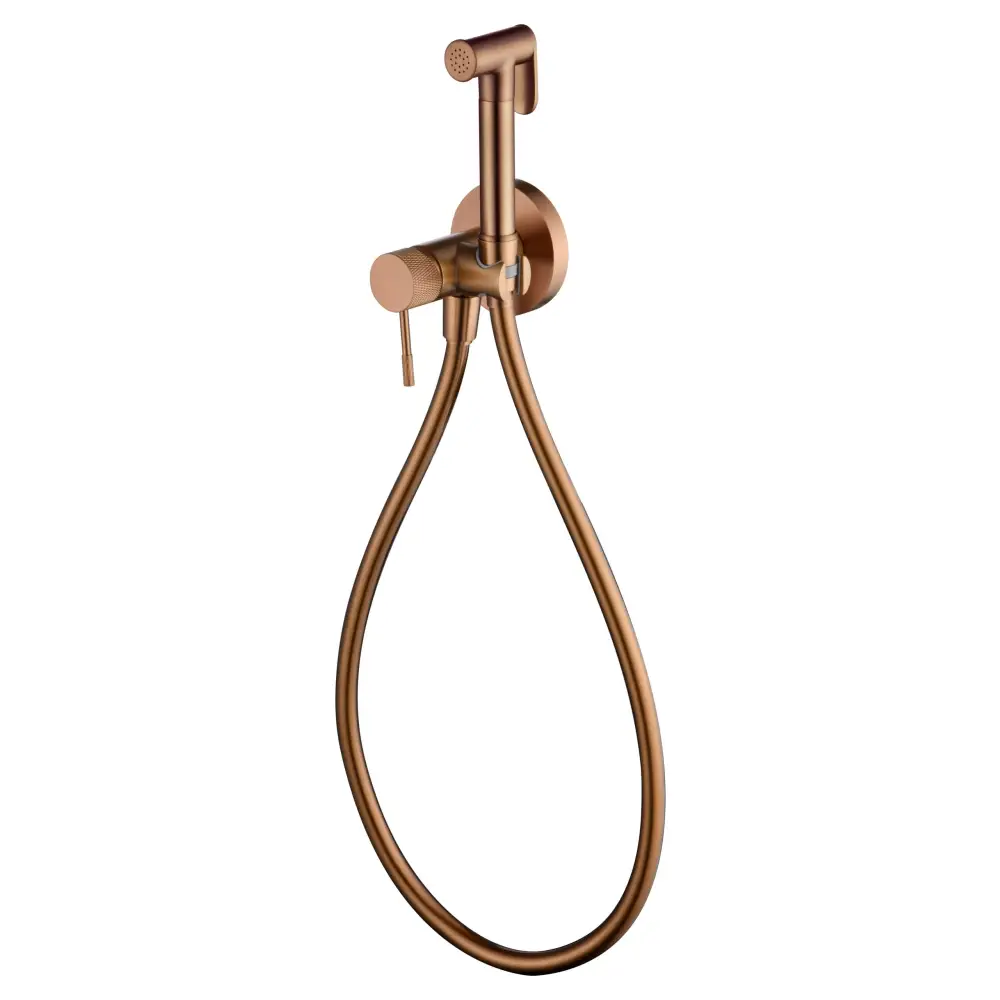 Faucet Concealed Bidet Line Brushed Rose Gold | IMEX - Faucet