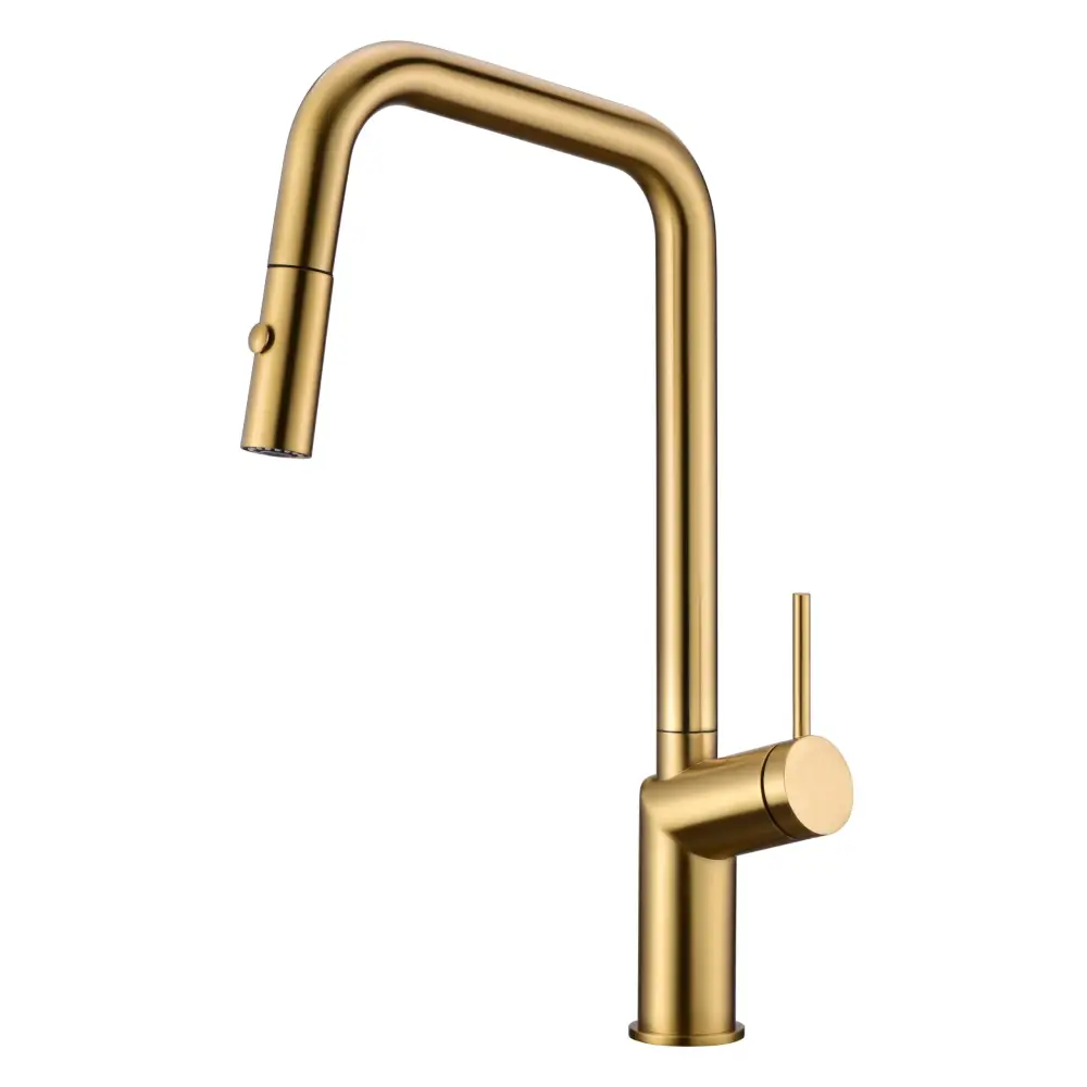 Faucet Kitchen Bonn Brushed Gold | IMEX - Faucet