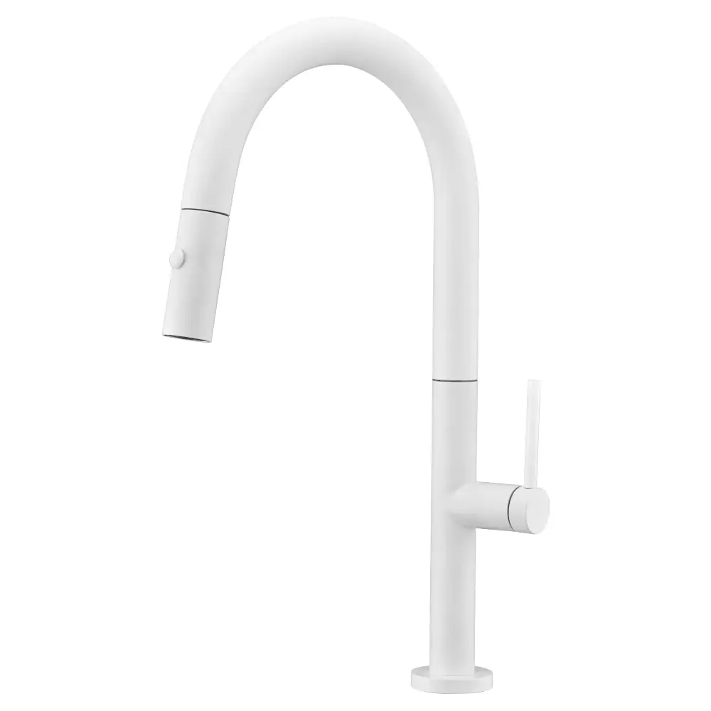 Faucet Kitchen Samoa Matte White | IMEX - Faucet