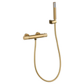 Faucet Shower Thermostatic Line Brushed Gold | IMEX - Shower Set