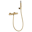 Faucet Shower Thermostatic Line Brushed Gold | IMEX - Shower Set