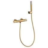Faucet Shower Thermostatic Line Brushed Gold | IMEX - Shower Set