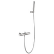 Faucet Shower Thermostatic Line Brushed Nickel | IMEX - Shower Set