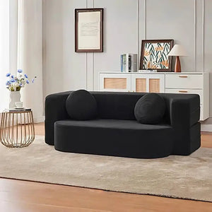 Foldable Bed Modular Retro Arm Compressed Sofa - Compressed Sofa