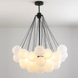 Frosted Glass Ball Chandelier Lamp - Hanging Light