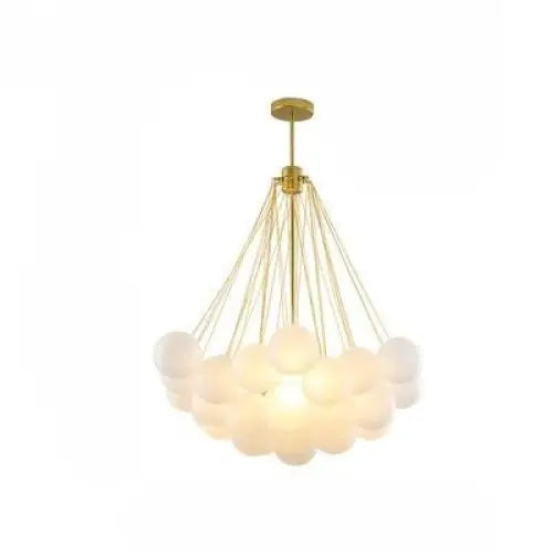 Frosted Glass Ball Pendant Light Modern Chandelier - view 7