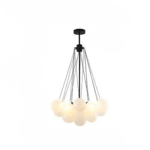Frosted Glass Ball Pendant Light Modern Chandelier - view 8