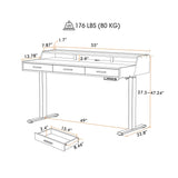 Full Surround Triple Drawer Electric Standing Desk