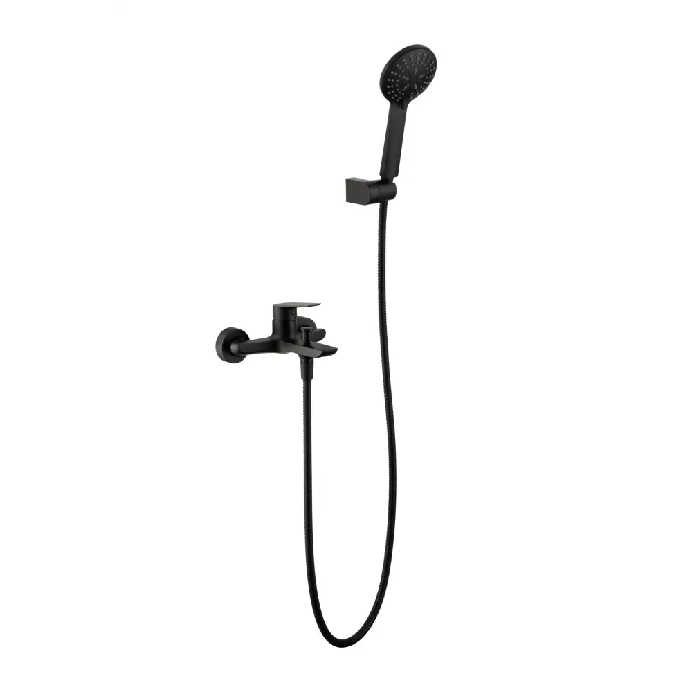 Grifo De Baño/Ducha Belgica Negro Mate