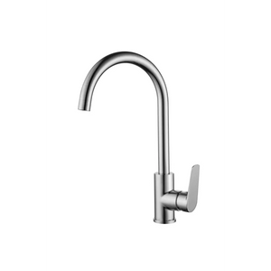 Chrome Kitchen Faucet Modern Minimalist Design, main product view