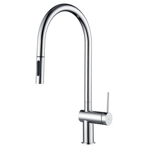 Berna Chrome Kitchen Faucet Modern Design, main product view