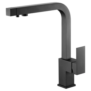 Matte Black Kitchen Faucet Modern Design, main product view
