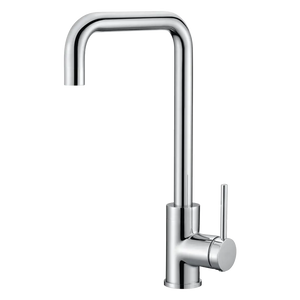 Loira Chrome Kitchen Faucet Modern Design, main product view