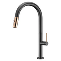 Faucet Kitchen Samoa Black Rose Gold | IMEX - Faucet