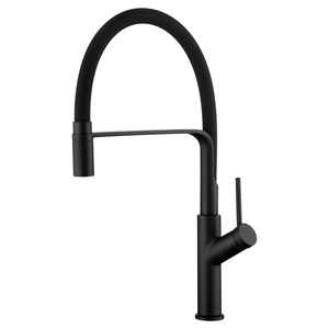 Sena Matte Black Kitchen Faucet Modern Design, main product view