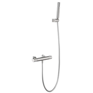Brushed Nickel Thermostatic Shower Faucet Set, main product view