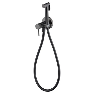 Black Gun Metal Built-in Bidet Faucet Modern Design, main product view