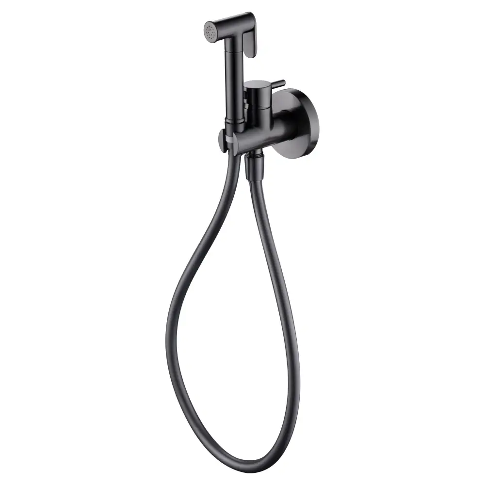 Grifo Empotrado De Bidé Múnich Black Gun Metal