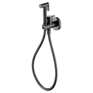Black Gun Metal Built-in Bidet Faucet Modern Design, main product view