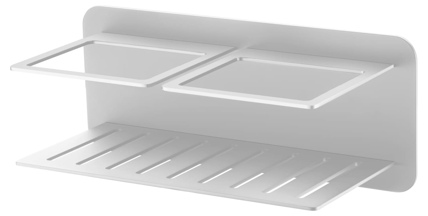 Jabonera Frontal Iman Blanco Mate