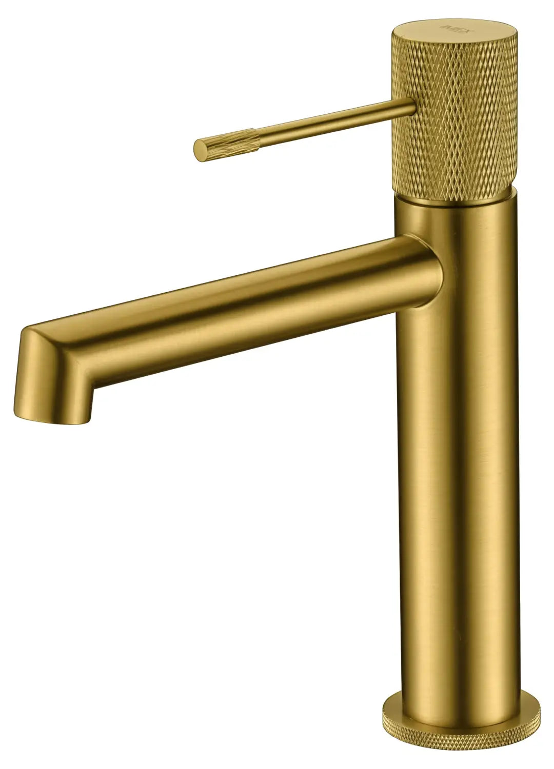 Monomando Lavabo Linea Oro Cepillado