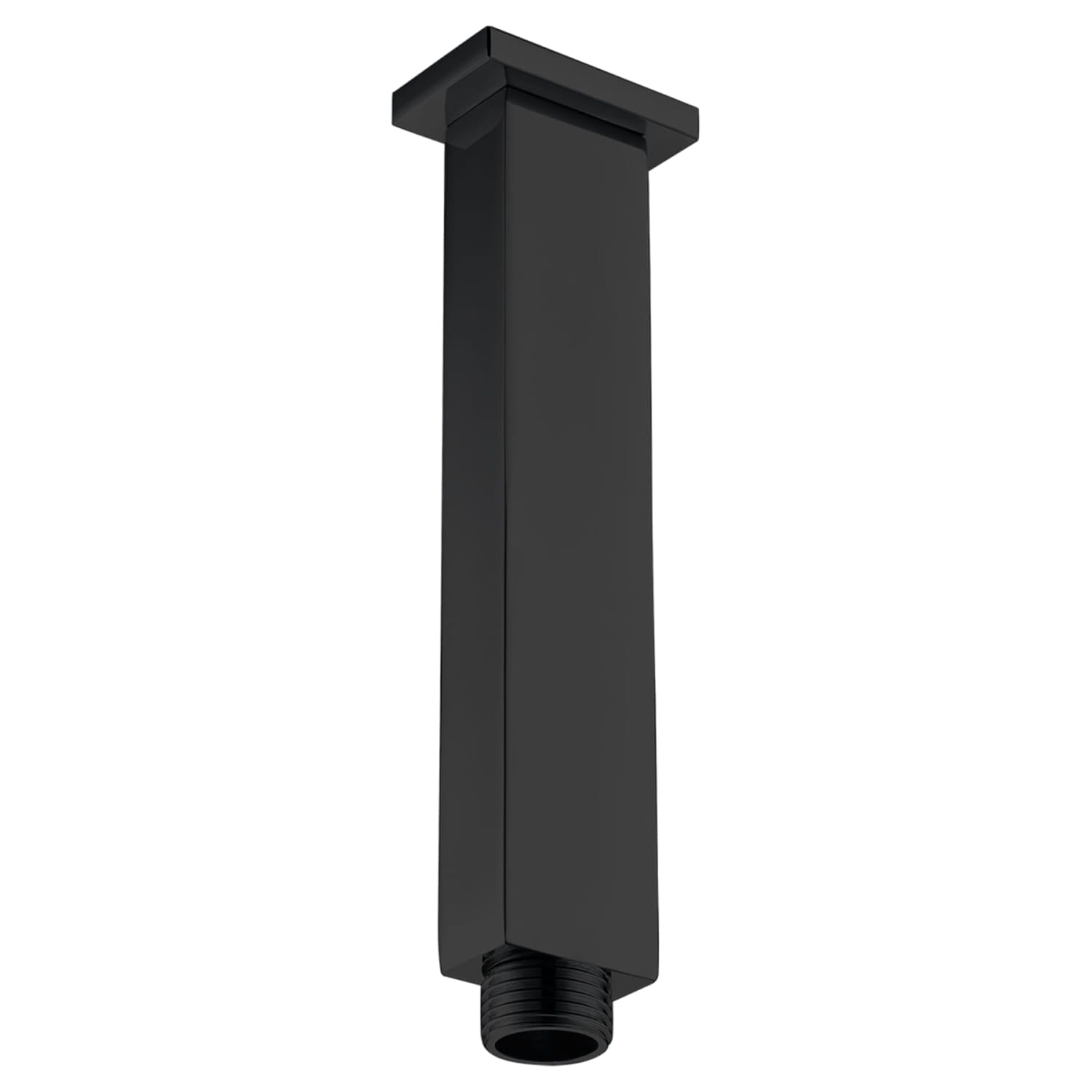 Brazo Techo Cuadrado Negro Mate