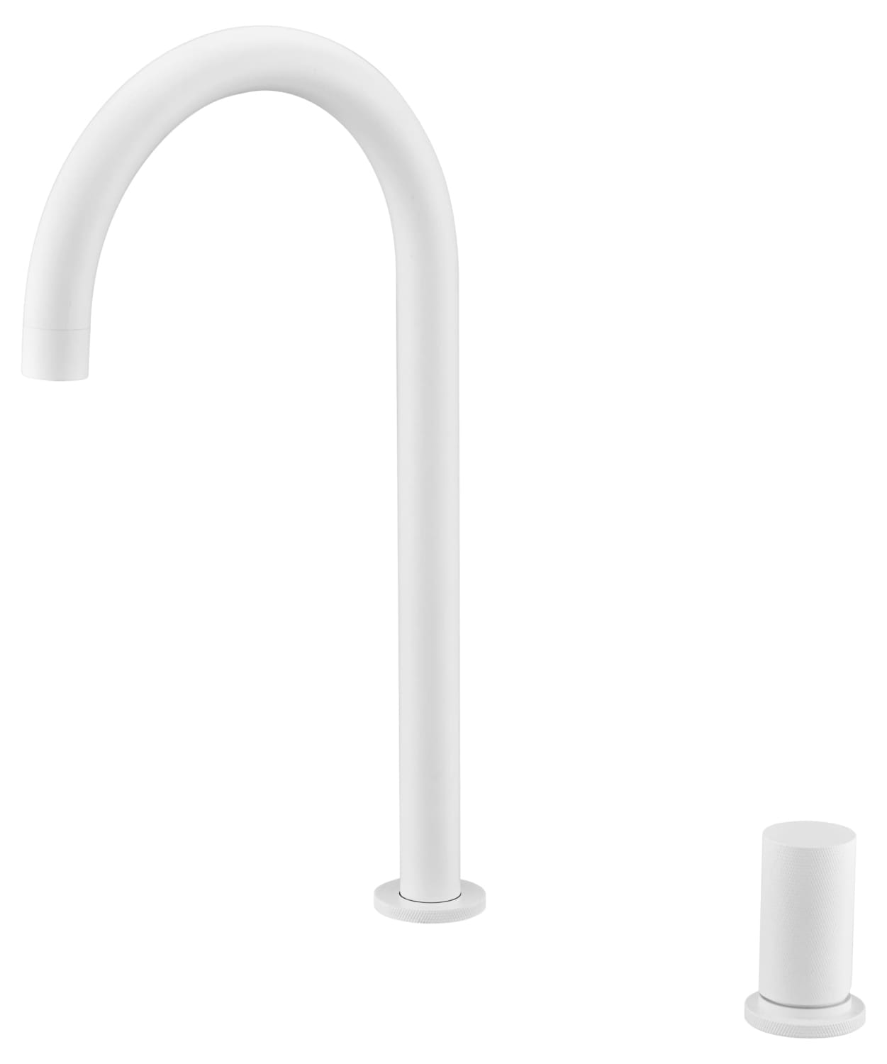 Grifo De Cocina Manacor Blanco Mate