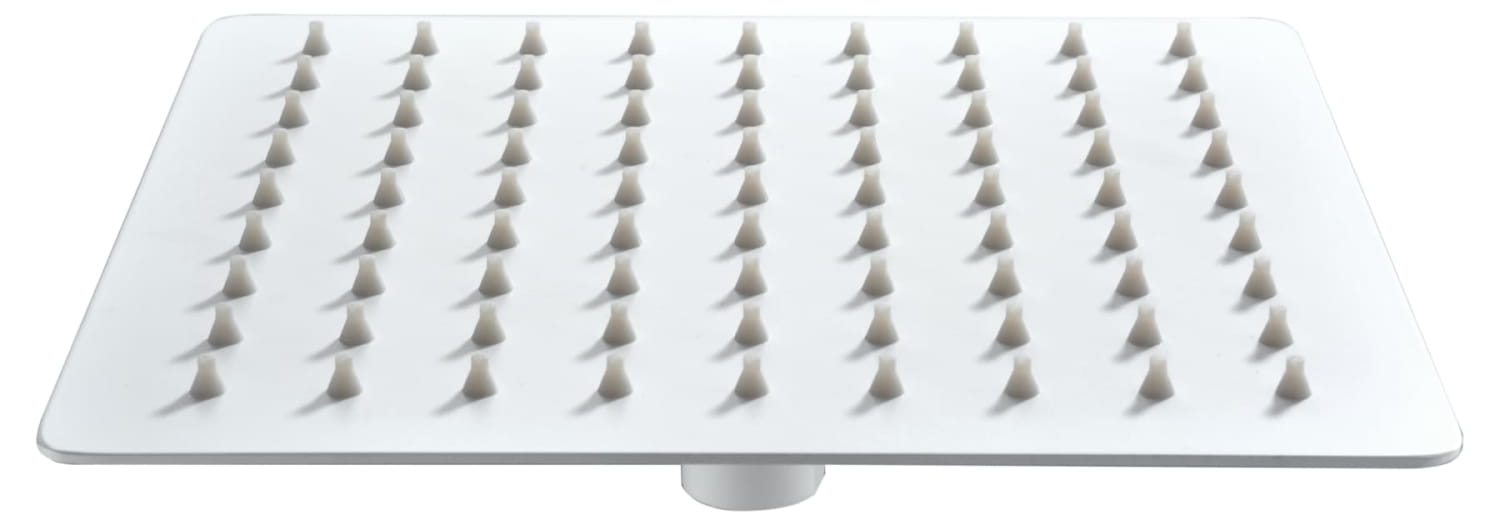 Rociador Cuadrado 25X25 Blanco Mate