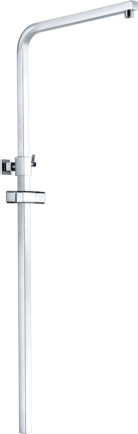 Barra Para Ducha Cuadrada Cromada