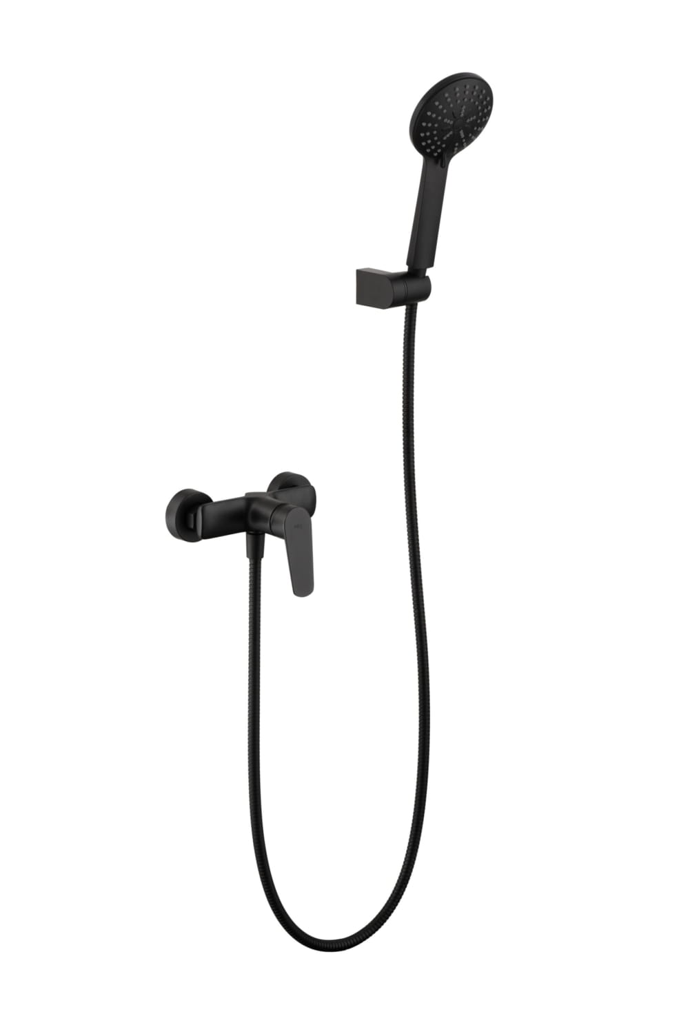 Grifo De Ducha Belgica Negro Mate