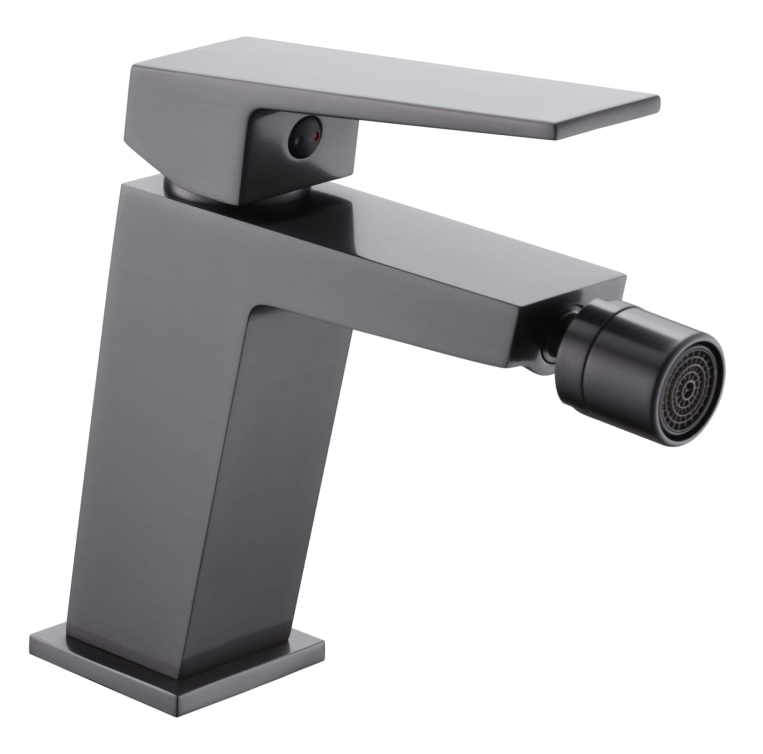 Monomando Bidé Art Black Gun Metal