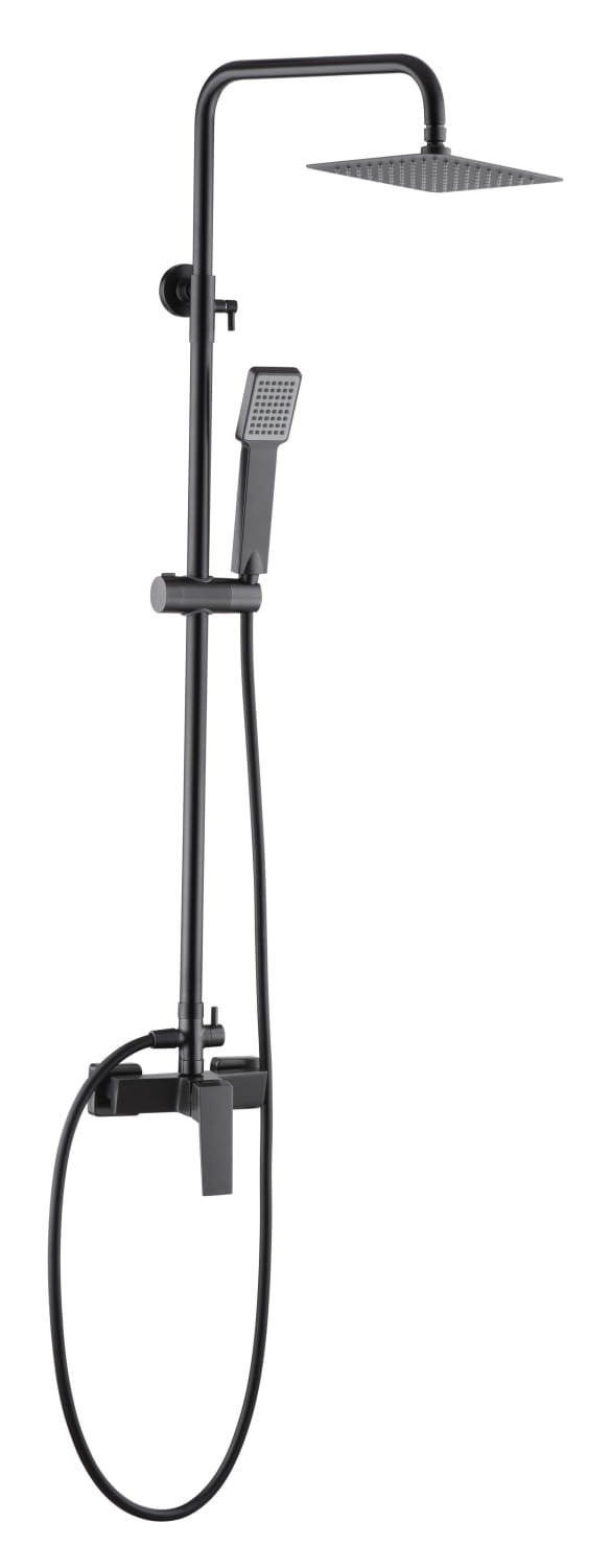 Conjunto Ducha Monomando Art Black Gun Metal