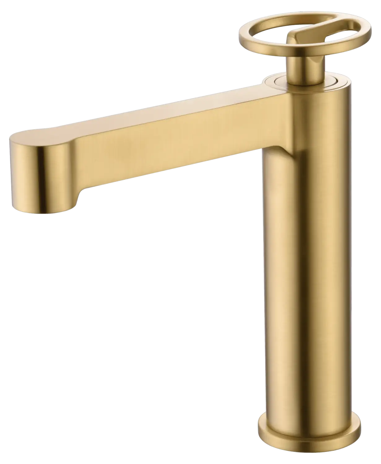 Monomando Lavabo Olimpo Oro Cepillado
