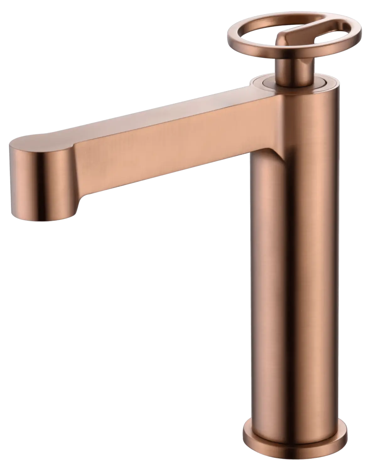 Monomando Lavabo Olimpo Oro Rosa Cepillado