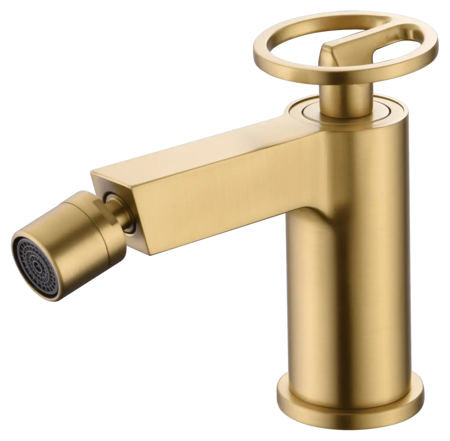 Monomando Bidé Olimpo Oro Cepillado