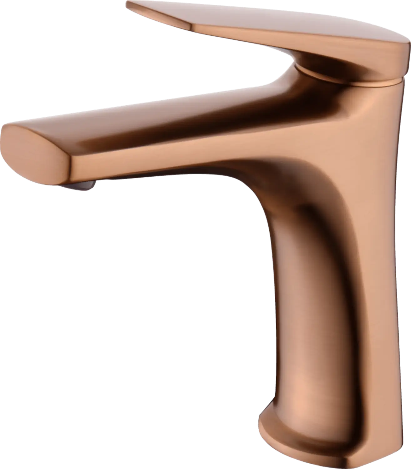 Monomando Lavabo Delos Oro Rosa Cepillado